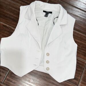 Forever 21 White Vest